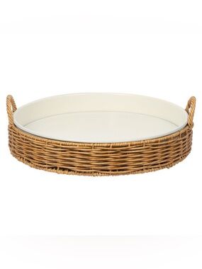 Williams Sonoma inspired 

Crofton Woven Serving Tray 15.75